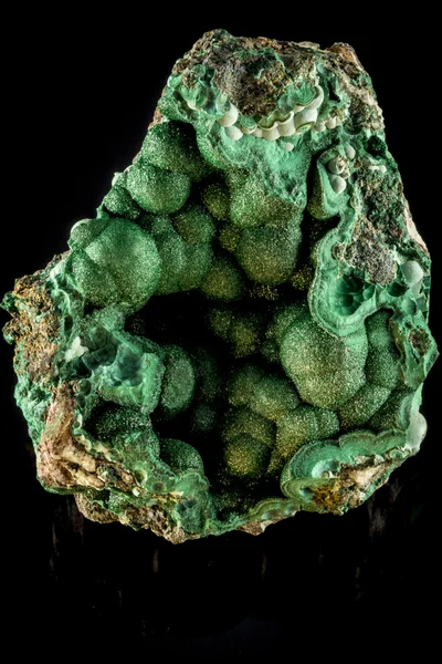 Roccia minerale di malchite — Foto Stock