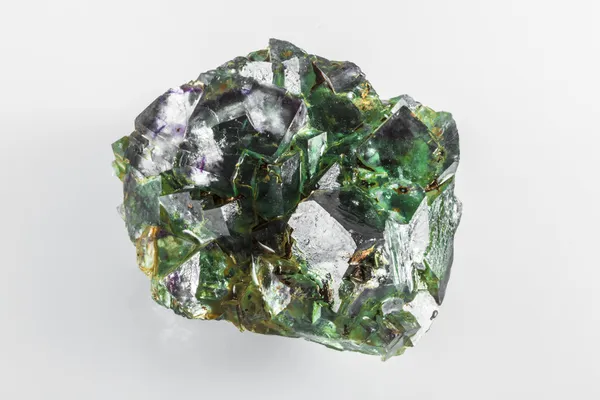 Pedra mineral fluorita — Fotografia de Stock