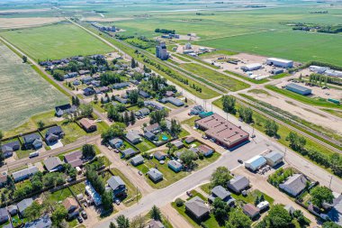 Aberdeen, Saskatchewan 'ın hava manzarası
