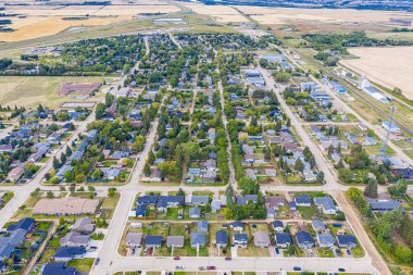 Langham, Saskatchewan 'ın hava manzarası