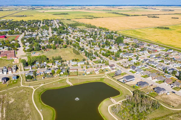 Luftaufnahme Von Dalmeny Saskatchewan — Stockfoto