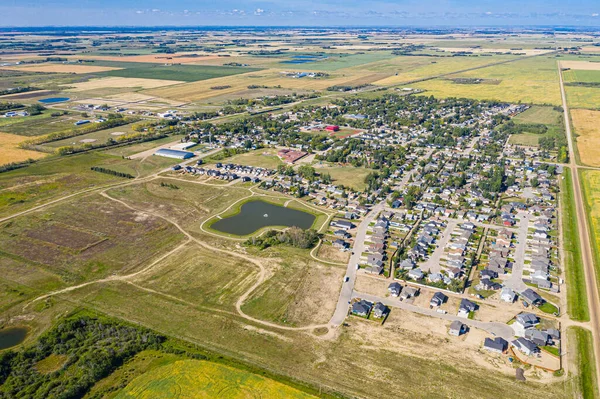 Luftaufnahme Von Dalmeny Saskatchewan — Stockfoto