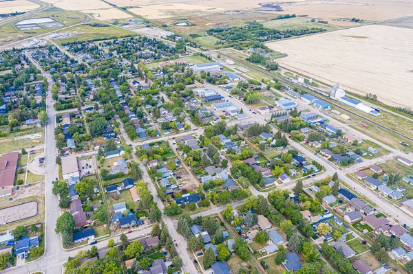 Luftaufnahme Von Langham Saskatchewan — Stockfoto