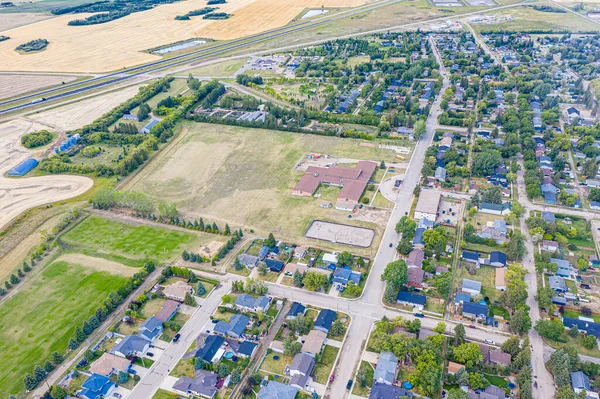 Langham, Saskatchewan 'ın hava manzarası