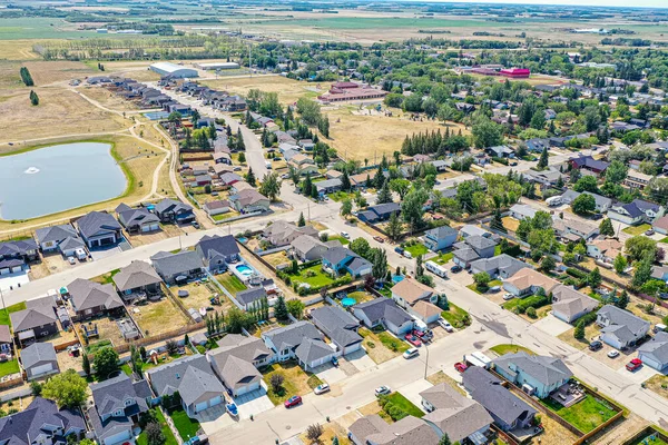 Luftaufnahme Von Dalmeny Saskatchewan — Stockfoto
