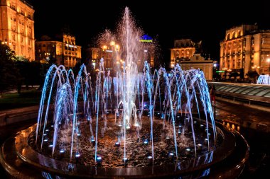 Gece Kyiv Ukrayna Şehri