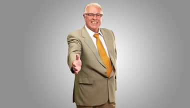 üst düzey iş adamı sunan karşılıklı