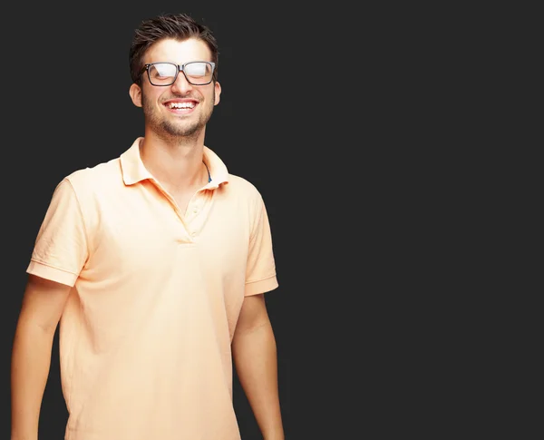 Happy Young Man Wearing Glasses — Stock Photo, Image