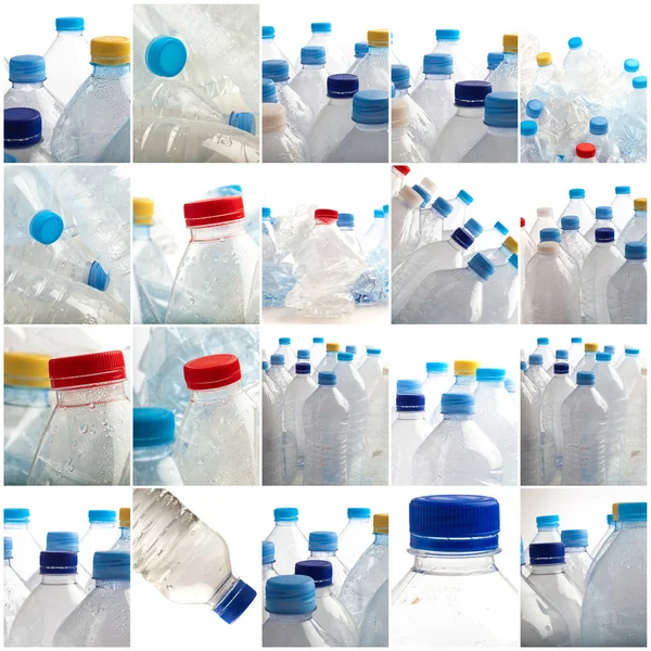 Set di bottiglie diverse — Foto Stock