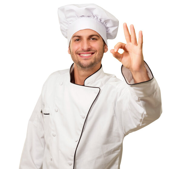 Portrait Of Chef Gesturing