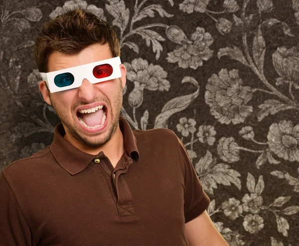 Portrait Of A Young Man Wearing A Retro Glasses — Stock Photo, Image