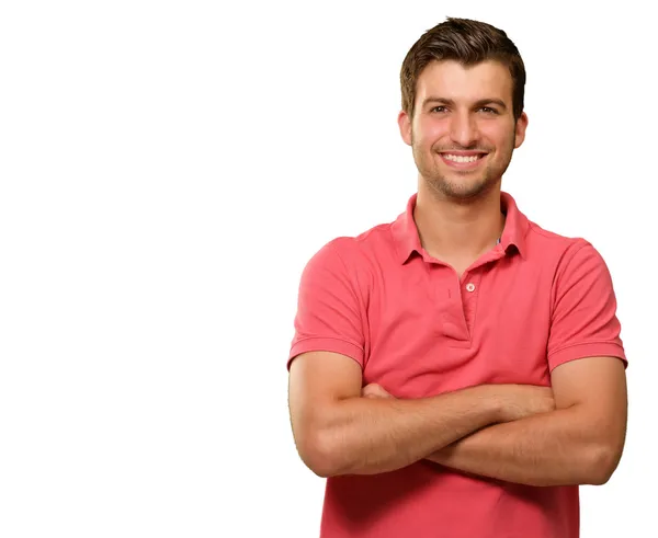 Homme décontracté avec les bras croisés — Photo