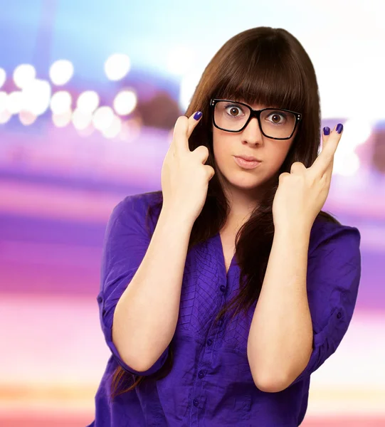 Portrait Of A Young Woman — Stock Photo, Image