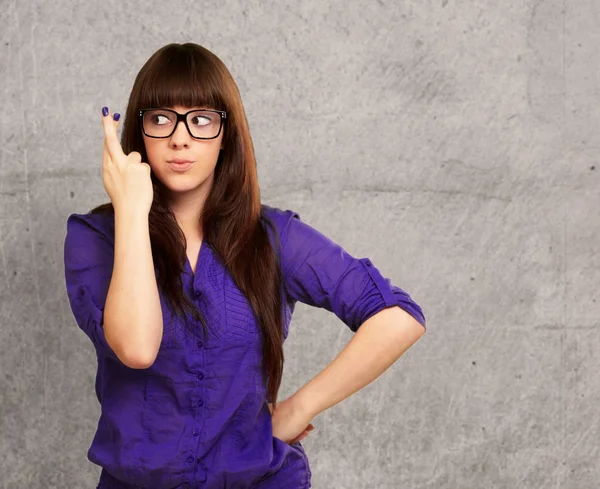 Portrait Of A Young Woman — Stock Photo, Image