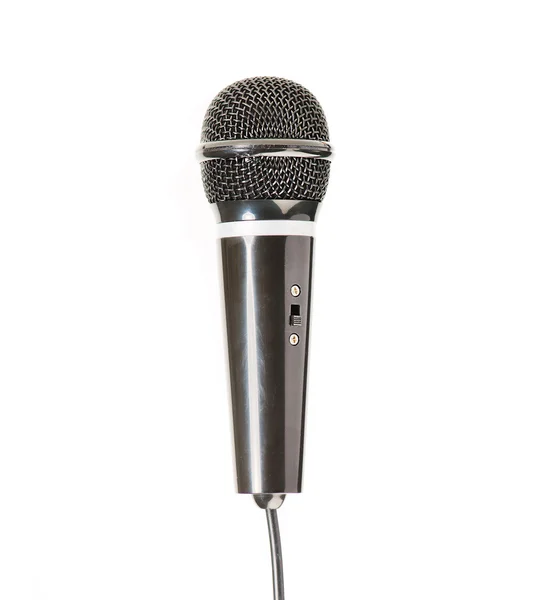 Black microphone — Stock Photo, Image