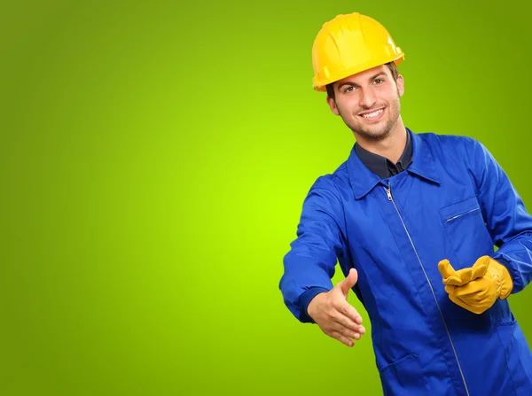 Happy Engineer Gesto — Foto de Stock