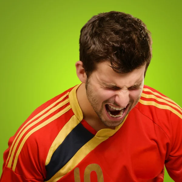 Portrait Of An Excited Player — Stock Photo, Image