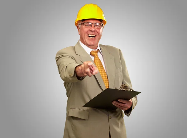 Portrait Of A Senior Architect — Stock Photo, Image