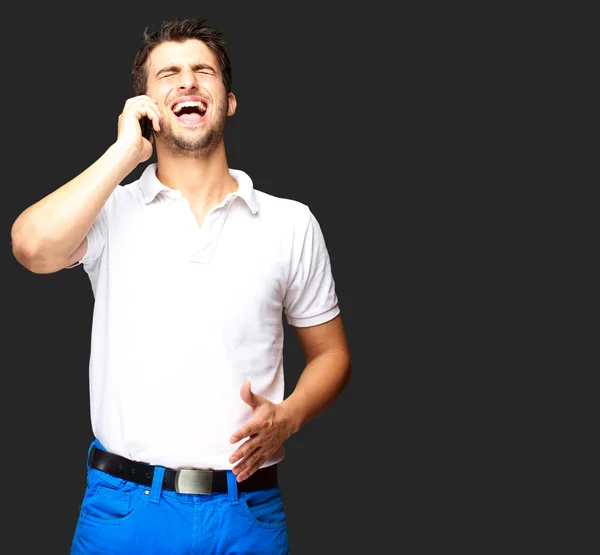 Man Talking On The Cell Phone — Stock Photo, Image