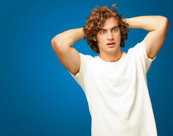 Portrait Of A Man With Hands Behind — Stock Photo, Image