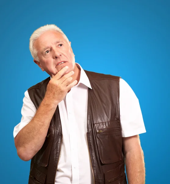 Portrait Of Sad Old Man — Stock Photo, Image