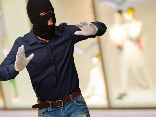 Burglar In Face Mask Stock Photo by ©Krakenimages.com 13305318