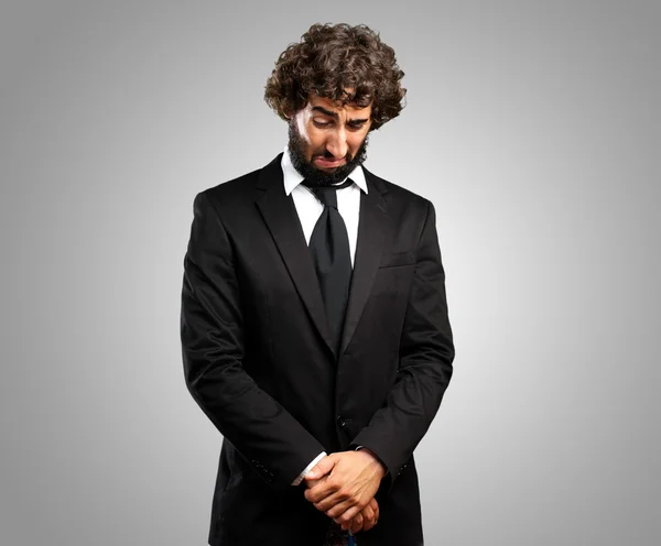 Portrait Of An Unhappy Businessman — Stock Photo, Image