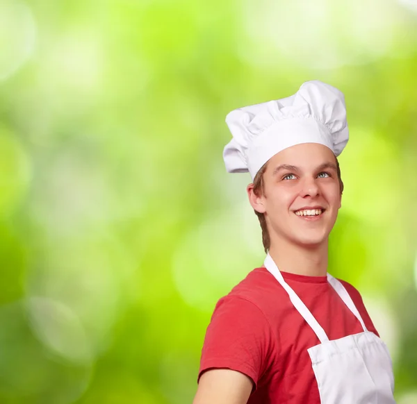快乐的厨师的肖像 — 图库照片