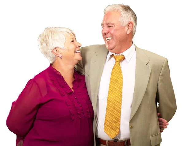 Porträt eines glücklichen Senioren-Paares — Stockfoto