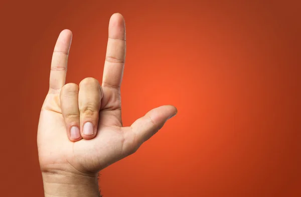 Gestikulerande mänsklig hand — Stockfoto