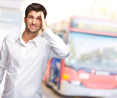 mutsuz adam portresi