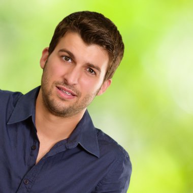 genç bir adam portresi