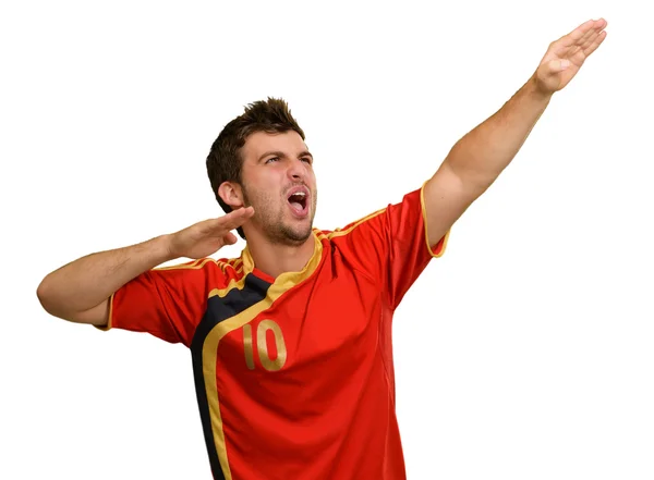 Portrait Of Excited Sportsman — Stock Photo, Image