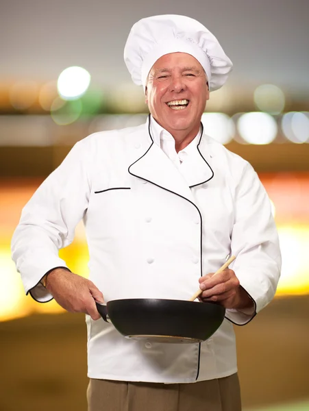 Retrato de um Chef Masculino — Fotografia de Stock