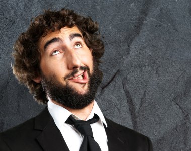 mutsuz bir adam portresi