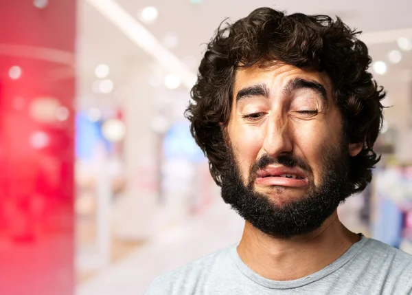 Portrait Of ASad Man — Stock Photo, Image