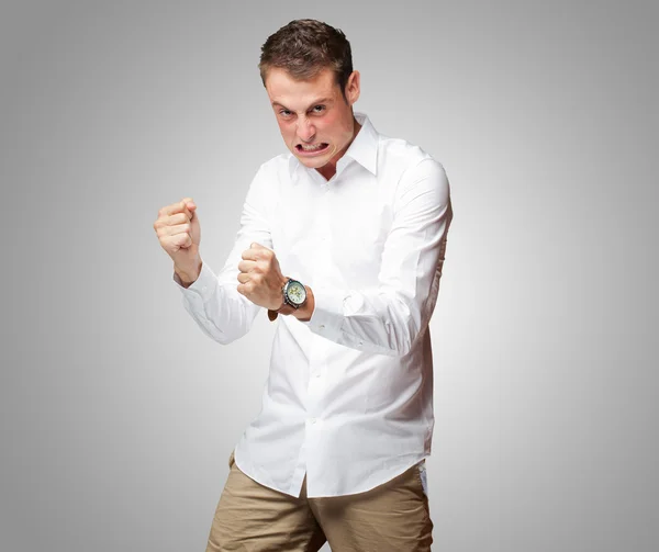 Portrait Of Frustrated Young Man — Stock Photo, Image