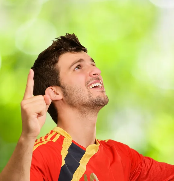 Portrait Of Happy Male Player — Stock Photo, Image