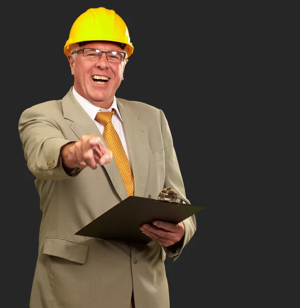 Portrait Of A Senior Architect — Stock Photo, Image