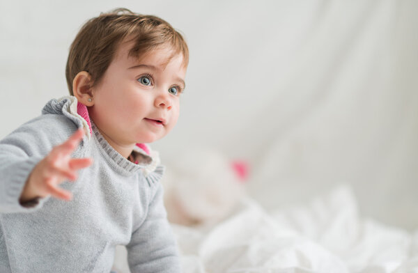 Portrait Of Cute Baby