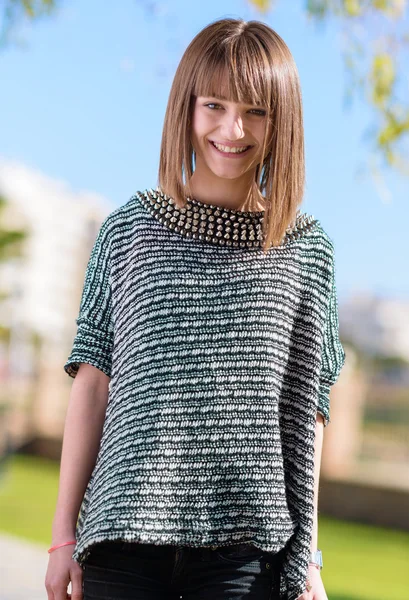 Retrato de mujer feliz — Foto de Stock