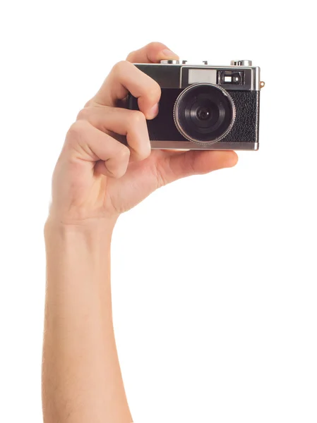 Human Hand Holding Camera — Stock Photo, Image