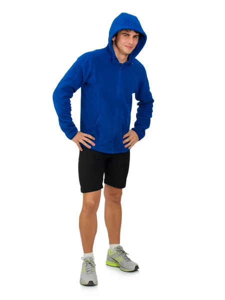 Jonge man in sport outfit — Stockfoto