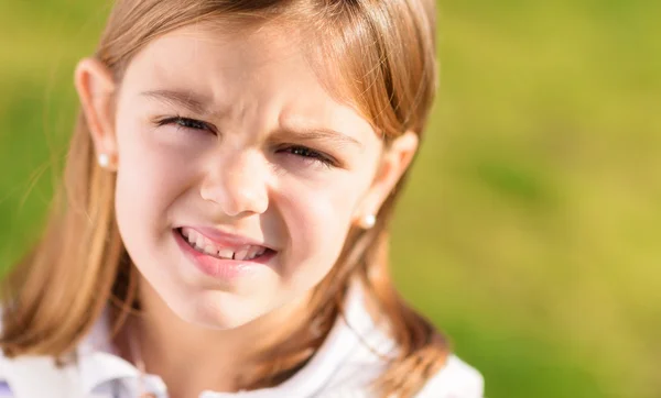 Portrait Of Small Blonde Girl — Stock Photo, Image