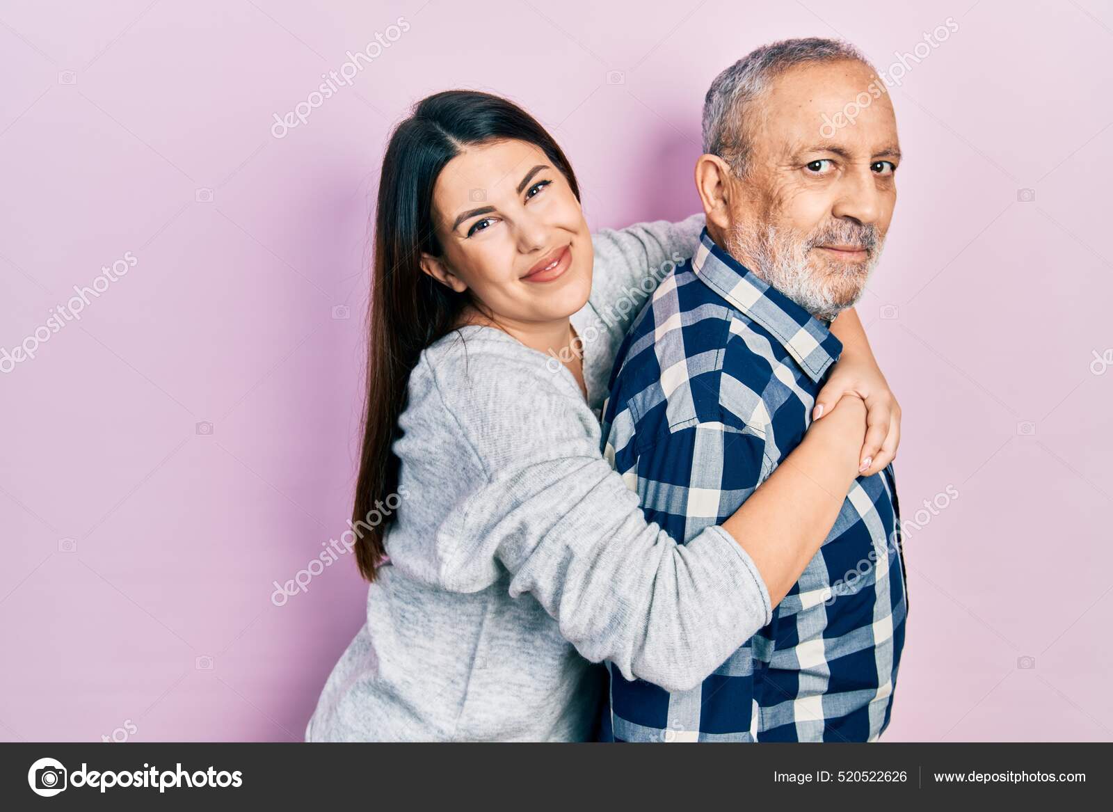 Father His Daughter Pose Park Photo Stock Photo 2364241913 | Shutterstock