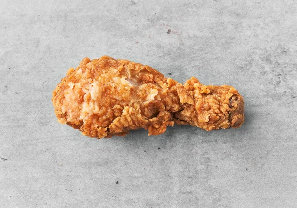Crispy Fried Chicken Concrete Surface — Stock Photo, Image