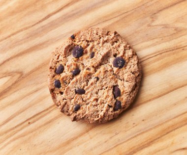  Tahta masada nefis çikolatalı kurabiye.