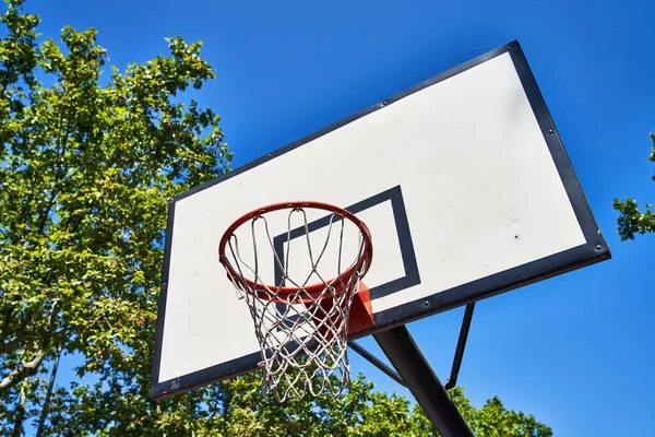 Krásný Basketbalový Koš Obrázek — Stock fotografie