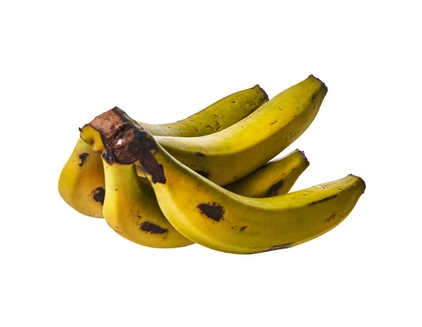 Ein Bündel Bananen Isoliert Auf Weißem Hintergrund — Stockfoto