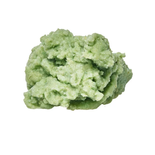 Kryddig Wasabi Isolerad Vit Bakgrund — Stockfoto